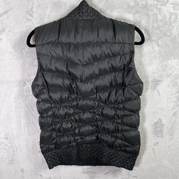 Nike Cascade Puffer Vest Women's Medium Black Goose Down Full Zip Athleisure - Picture 10 of 16